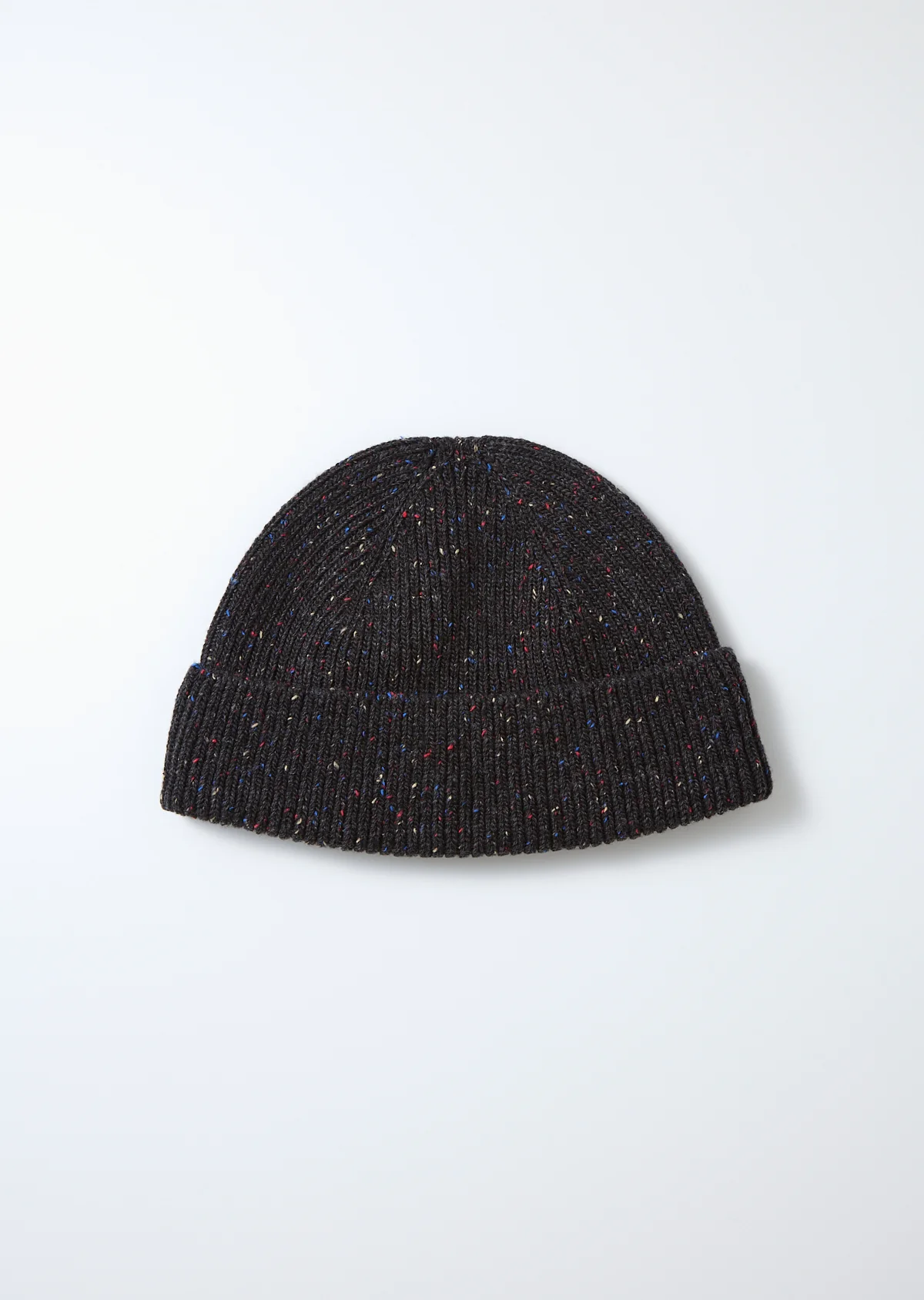 ROTOTO - Nep Wool Seamless Beanie - Charcoal