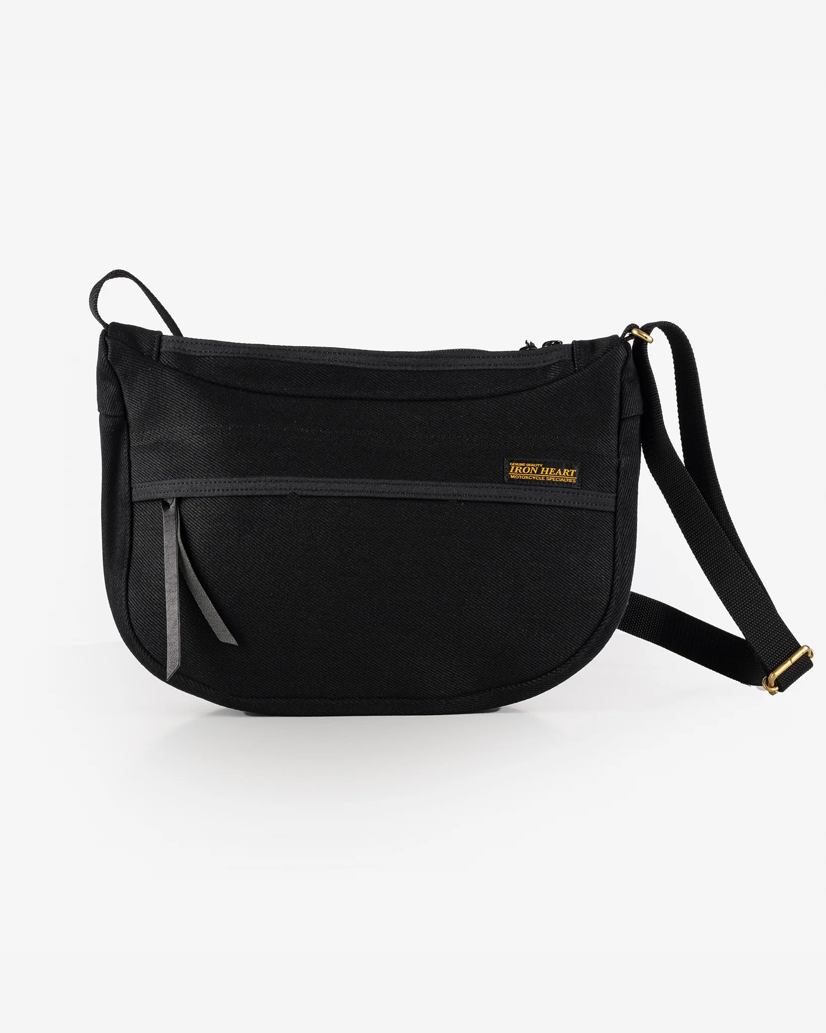 21oz Denim Small Shoulder Bag - Black