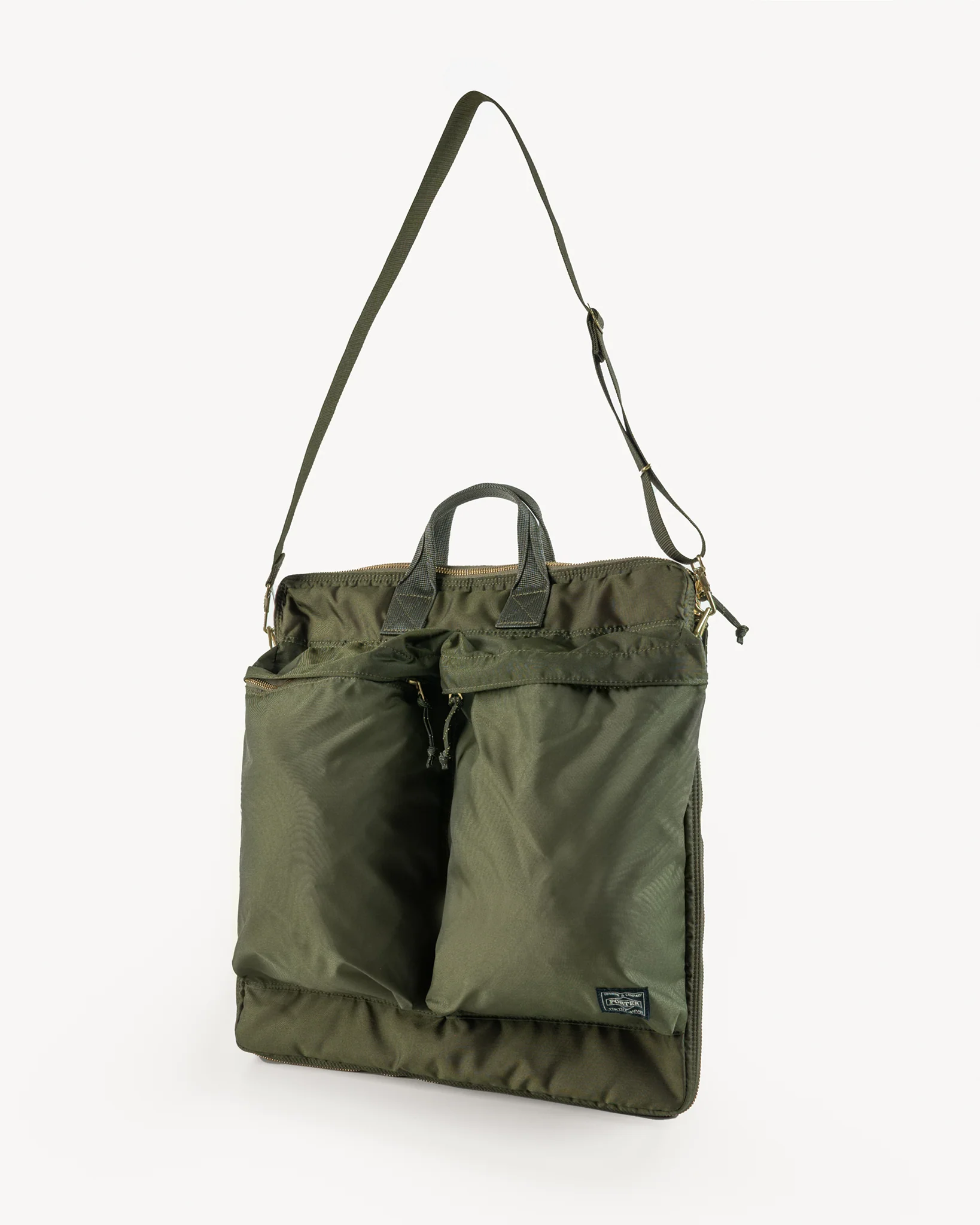 Porter - Yoshida & Co. - Force 2Way Helmet Bag (S) - Olive