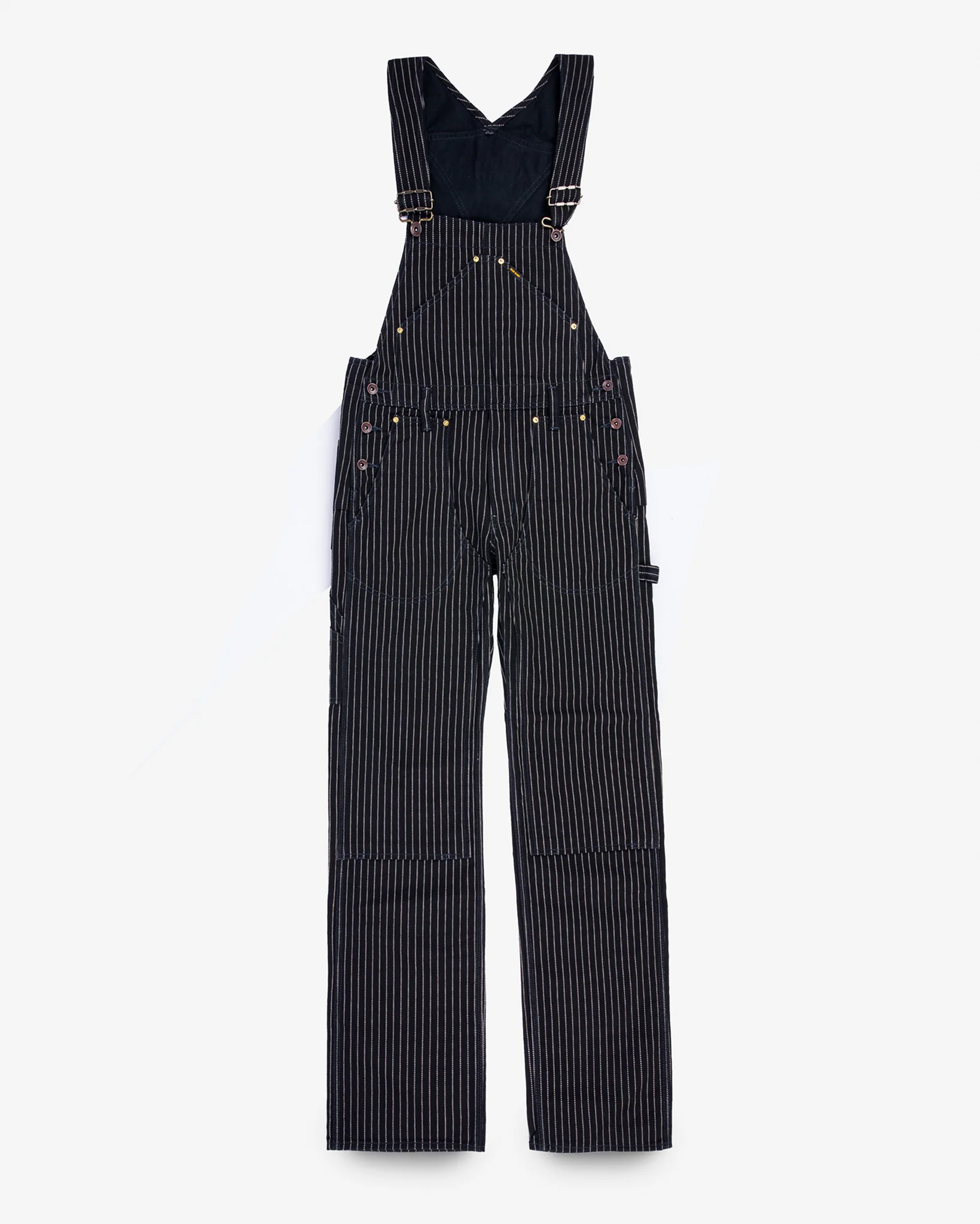 12oz Wabash Double Knee Overalls - Black