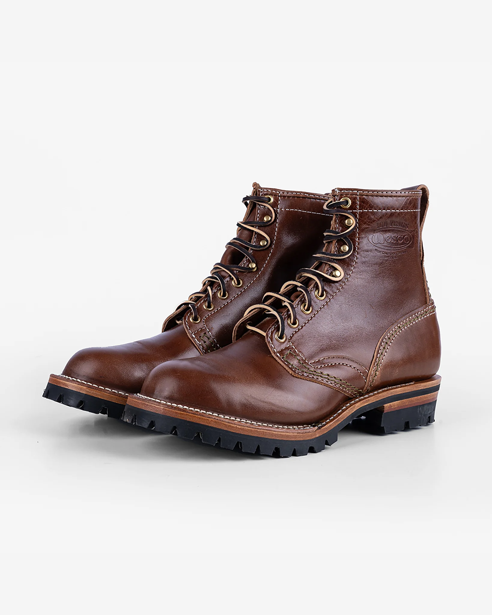 Iron Heart Int'l x Wesco® - 8" Maryam Horsehide Jobmaster® Boot - Brown
