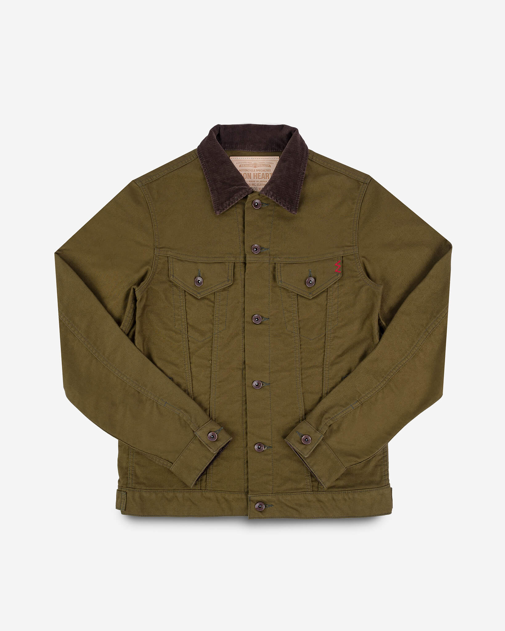 12oz Whipcord Modified Type III Jacket - Olive Drab Green