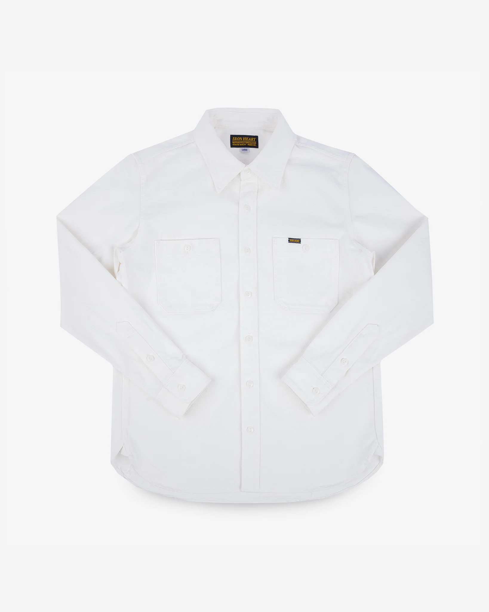 13.5oz Denim Work Shirt - White