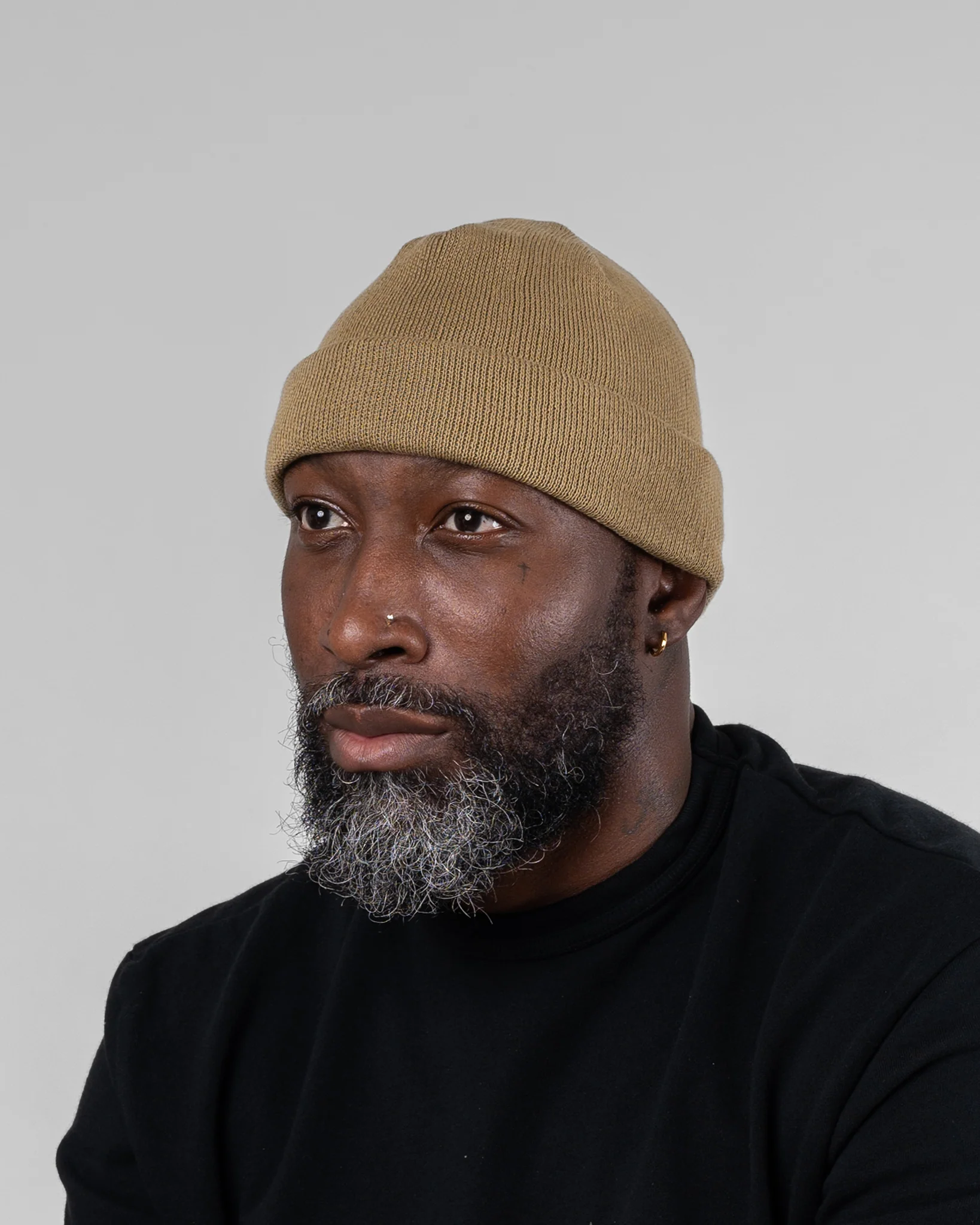 ROTOTO - Super Soft 2Way Hat - Light Olive