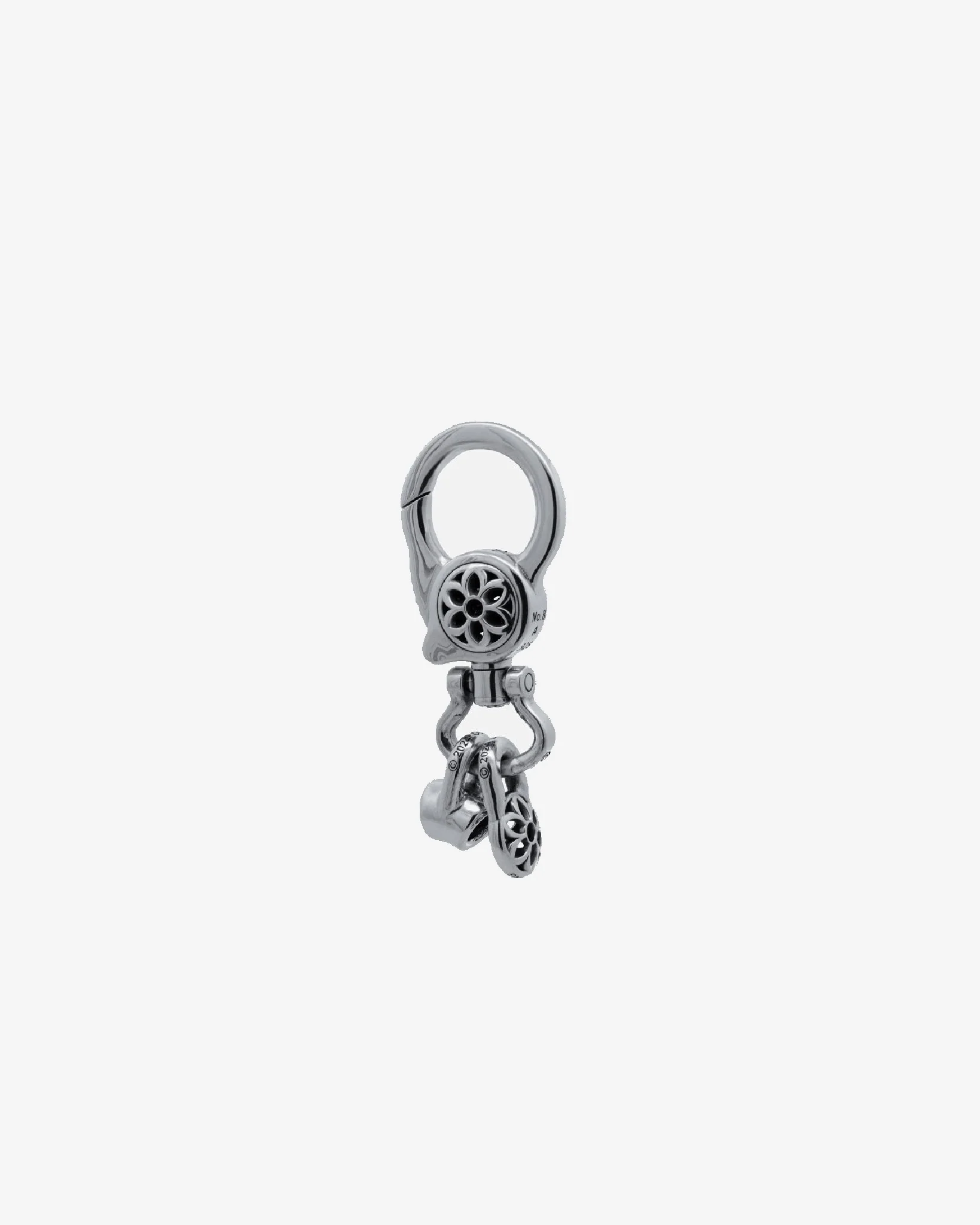 GOOD ART HLYWD Clip 8 Keychain Size A - Sterling Silver