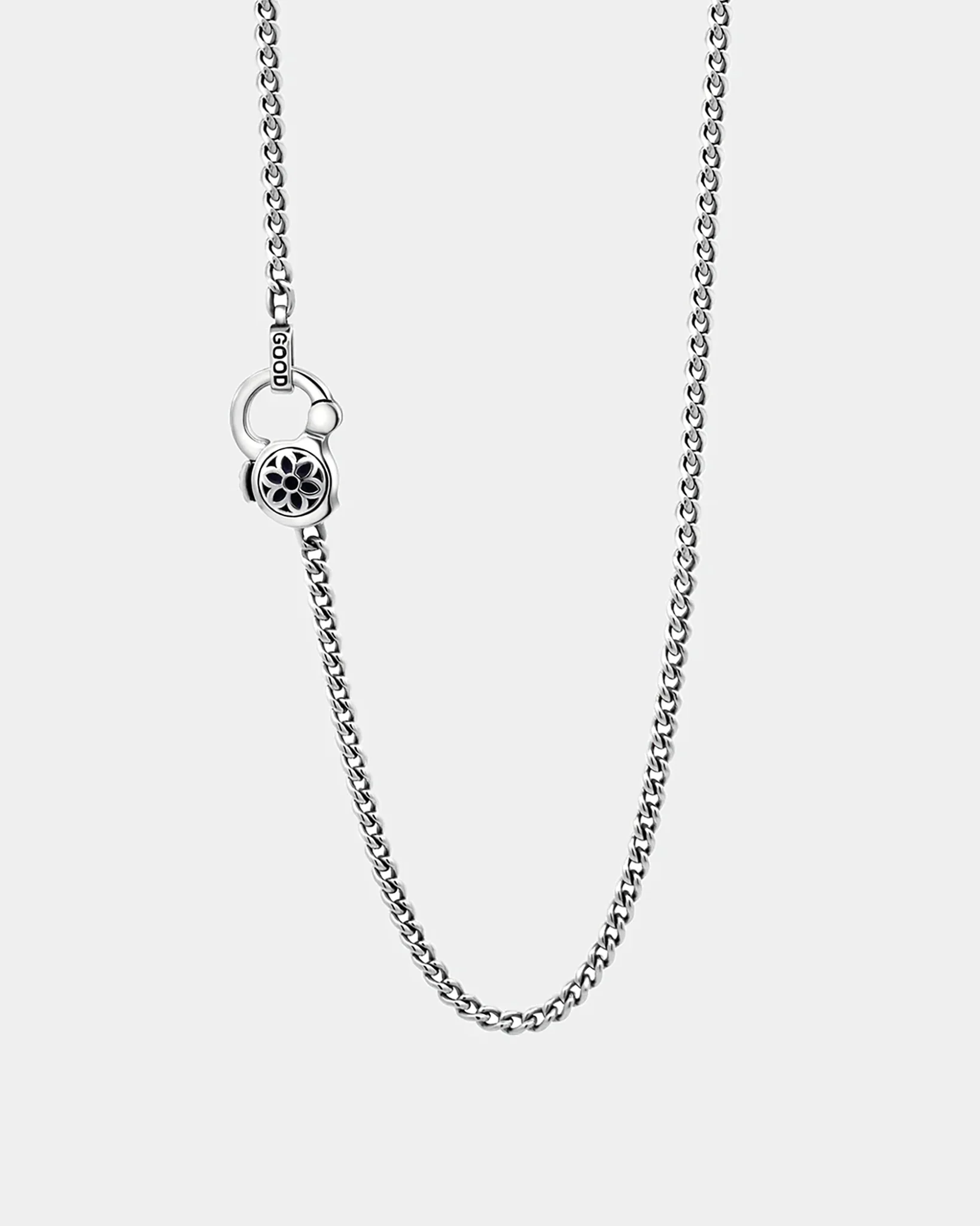 GOOD ART HLYWD Curb Chain Necklace Link Size 4A at 30" - Sterling Silver