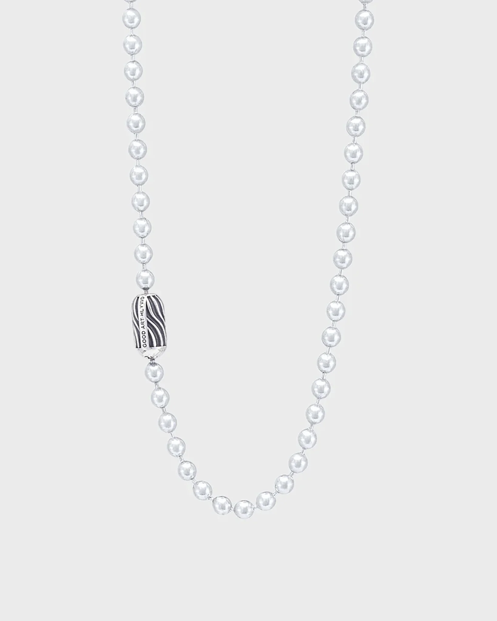 GOOD ART HLYWD Pop Lock Desert Sessions Necklace 10 at 24" - Sterling Silver