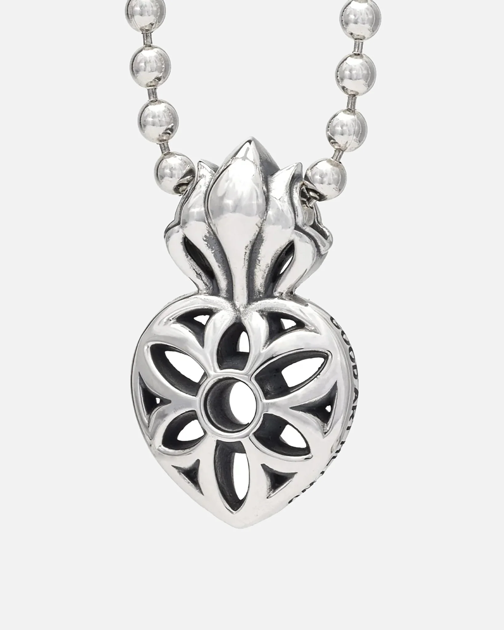 GOOD ART HLYWD Large Sacred Rosette Pendant - Sterling Silver