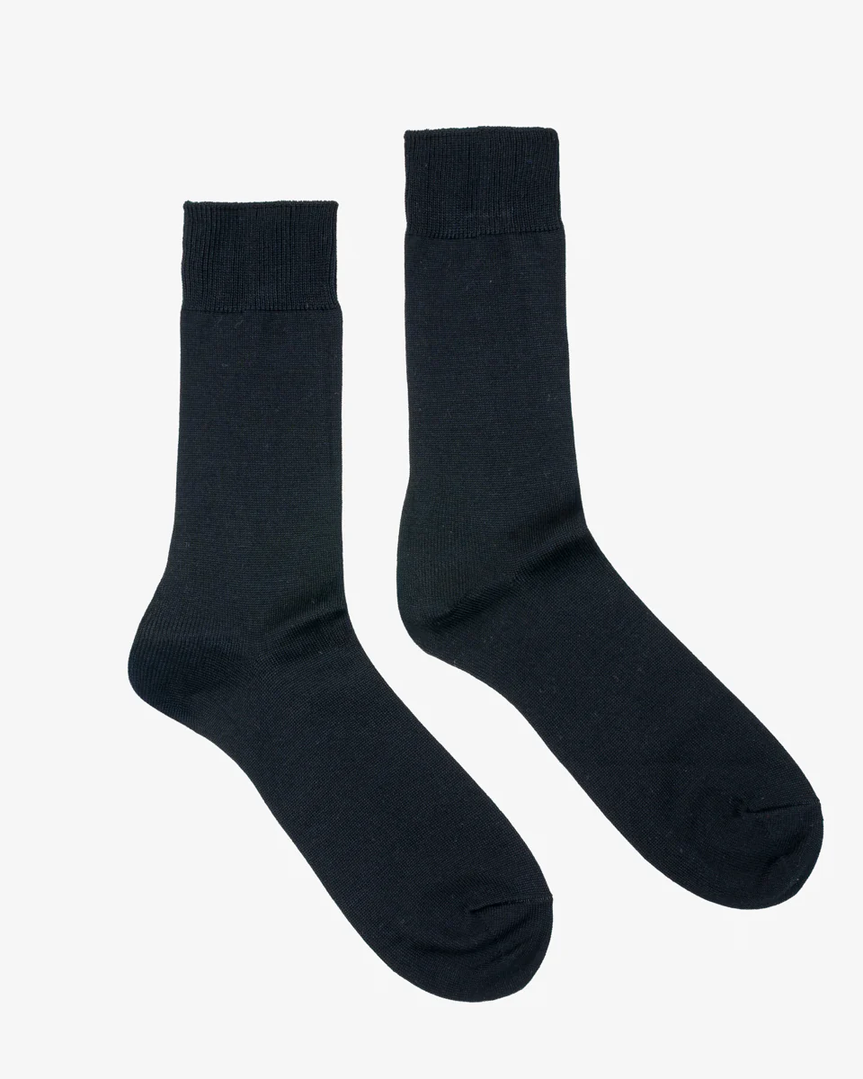 Decka Showatabé Giza Cotton Mercerized Socks - Black