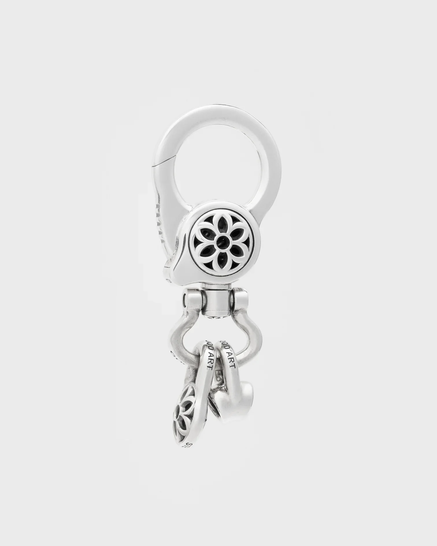 GOOD ART HLYWD Clip 8 Keychain Size B - Sterling Silver
