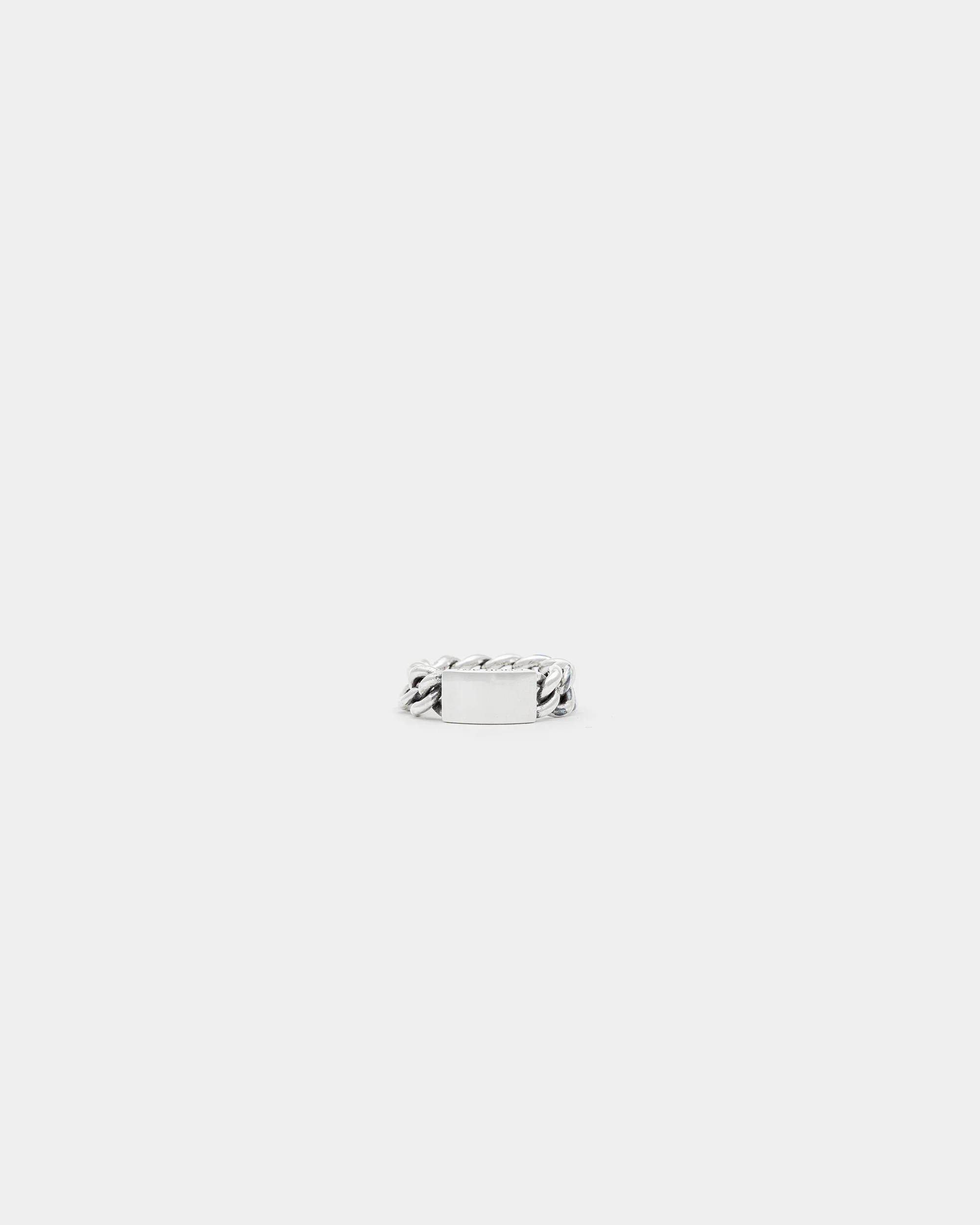 GOOD ART HLYWD Curb Chain ID Ring Size A - Sterling Silver