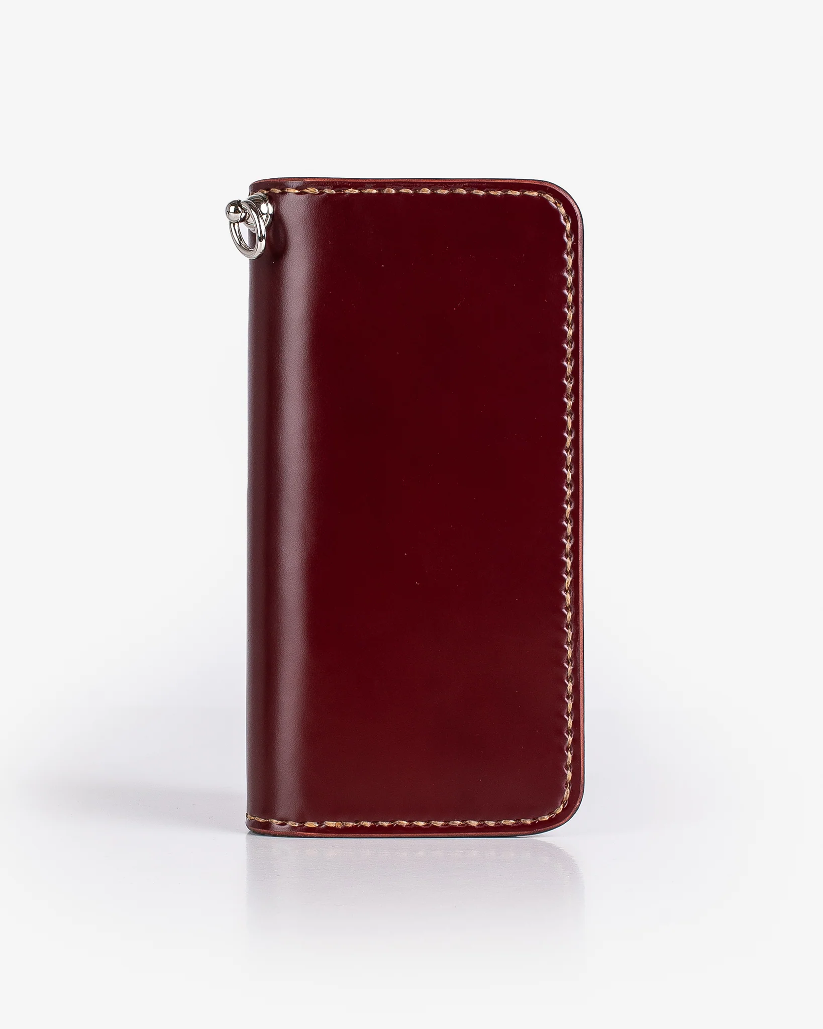 Long Shell Cordovan Wallet - Oxblood