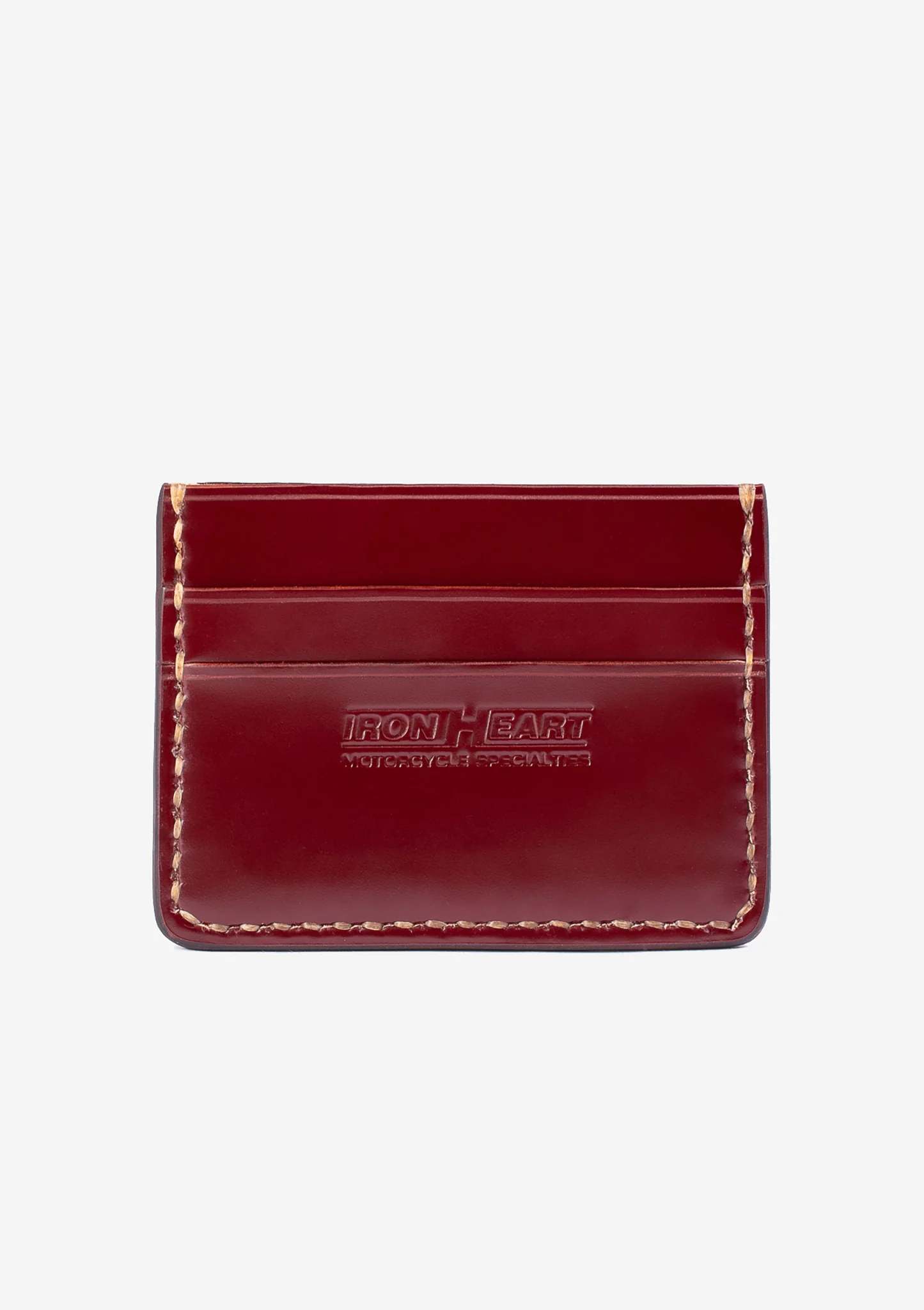 Shell Cordovan Card Holder - Oxblood