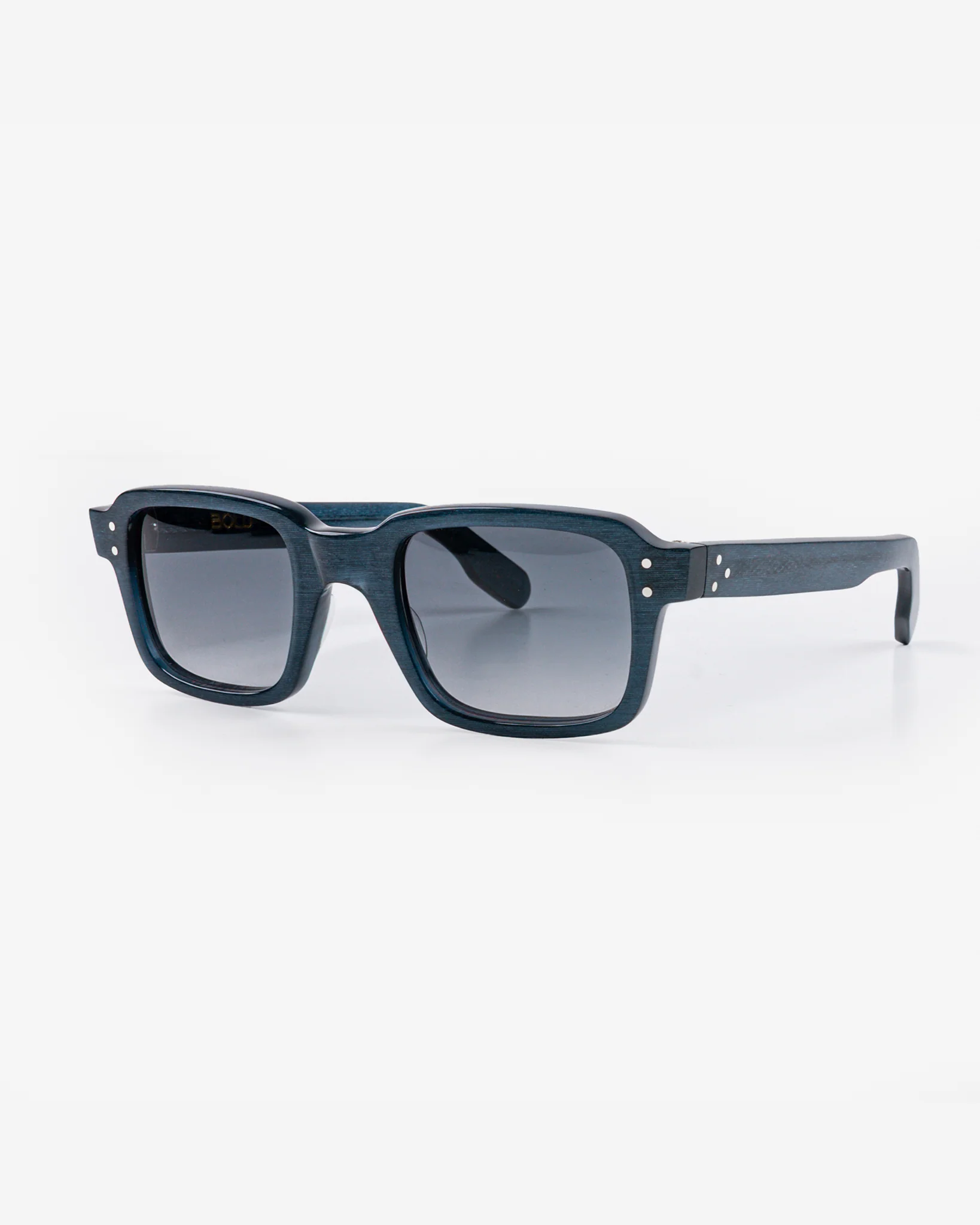 BOLD London Eyewear Folgate - Dark Grey/Blue Metallic